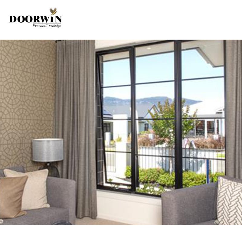 Narrow edge aluminum alloy lattice glass doors and Windows - Doorwin Group Windows & Doors
