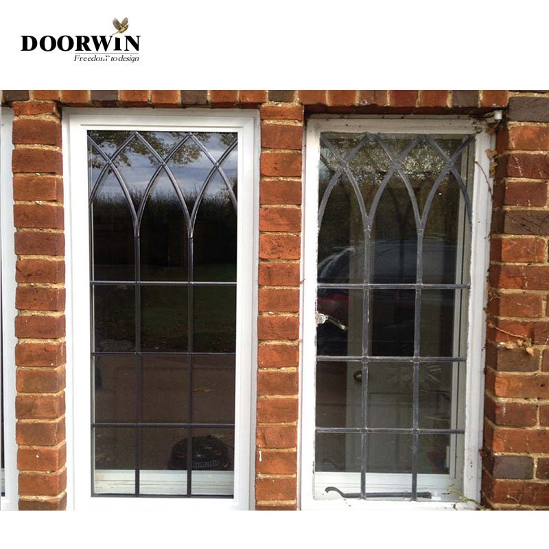 Narrow edge aluminum alloy lattice glass doors and Windows - Doorwin Group Windows & Doors