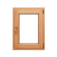 new design buy tilt and turn inward opening oak wood casement windows — thumbnail 4