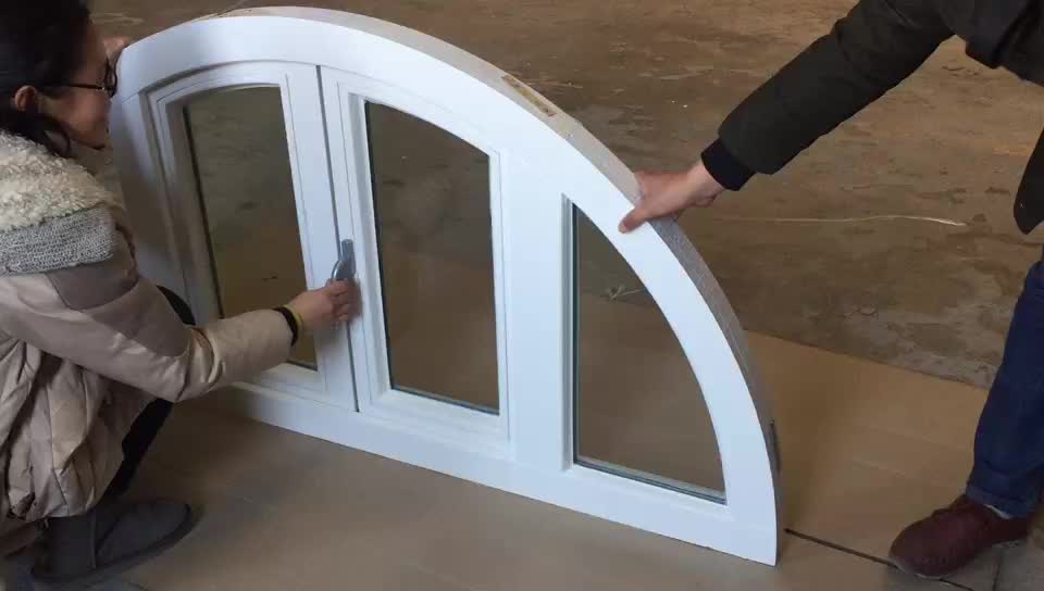New Design Modern Standard Size Custom Top Hung Aluminum Frame Swing Bathroom Awning Casement Window alu clad windows — product image 1