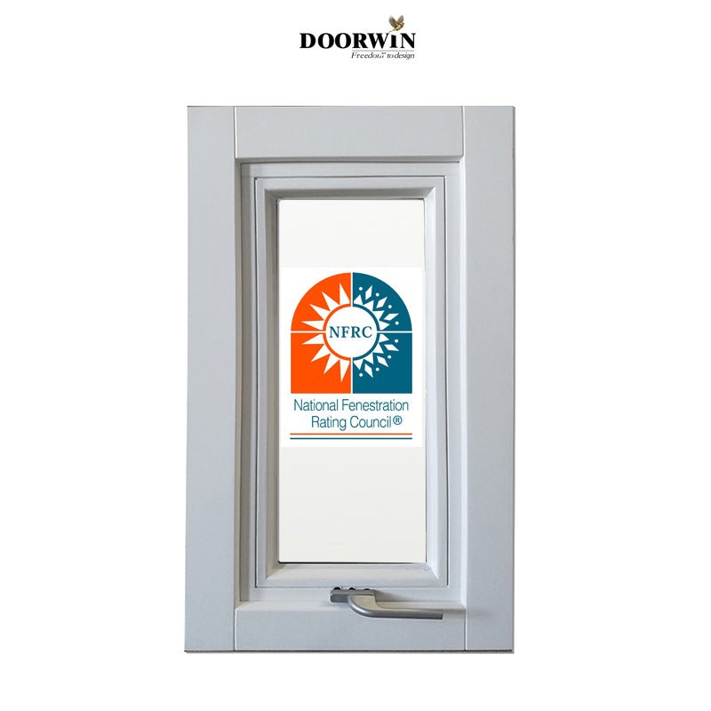 New Design Modern Standard Size Custom Top Hung Aluminum Frame Swing Bathroom Awning Casement Window alu clad windows - Doorwin Group Windows & Doors