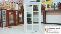 New Jersey custom made white wood arched window frame round windows — thumbnail 1