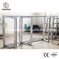 New Jersey residential folding partition with netscreen and double glass — thumbnail 1
