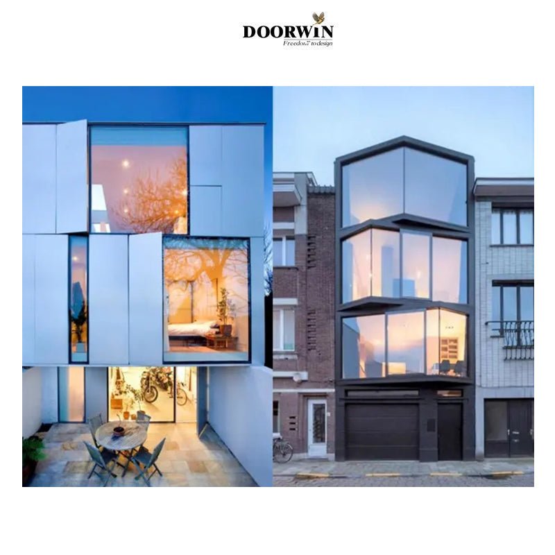 New Jersey single glazing aluminium alloy casement windows residential aluminum inswing and doors powder coated smooth finished — product image 2