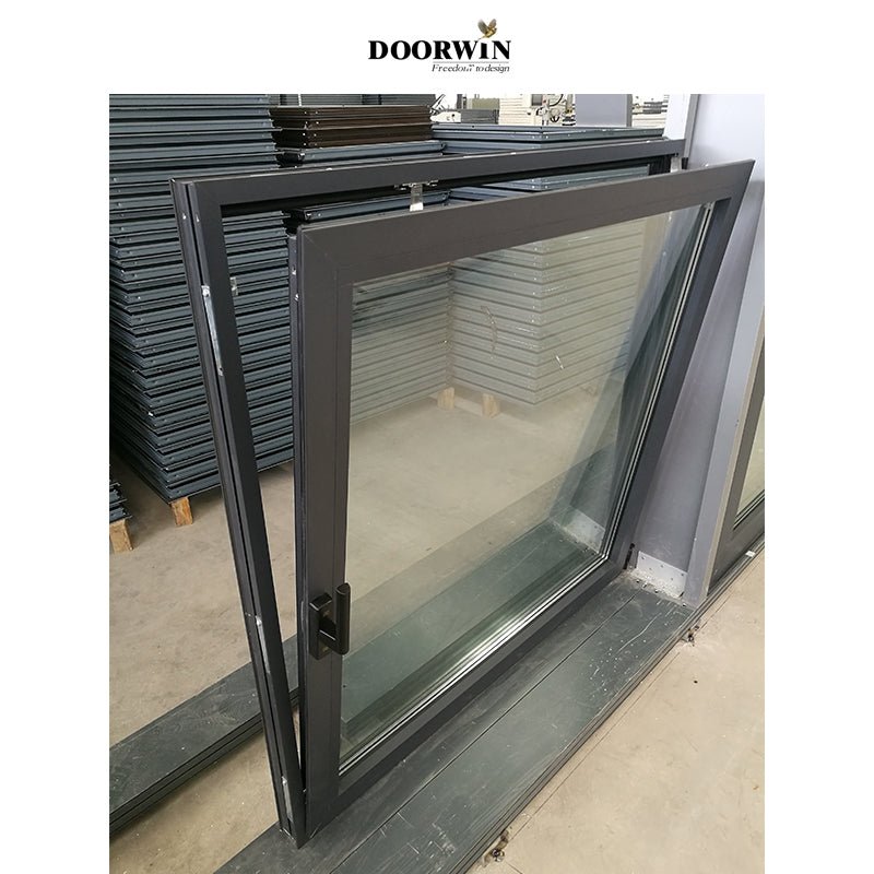 New Jersey single glazing aluminium alloy casement windows residential aluminum inswing and doors powder coated smooth finished — product image 4