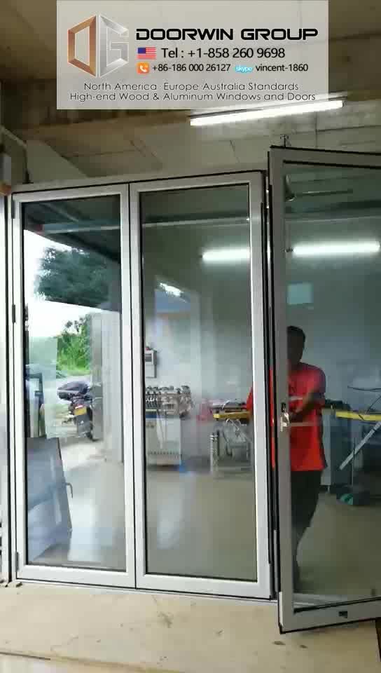 New product white color bi folding glass doorby Doorwin - Doorwin Group Windows & Doors