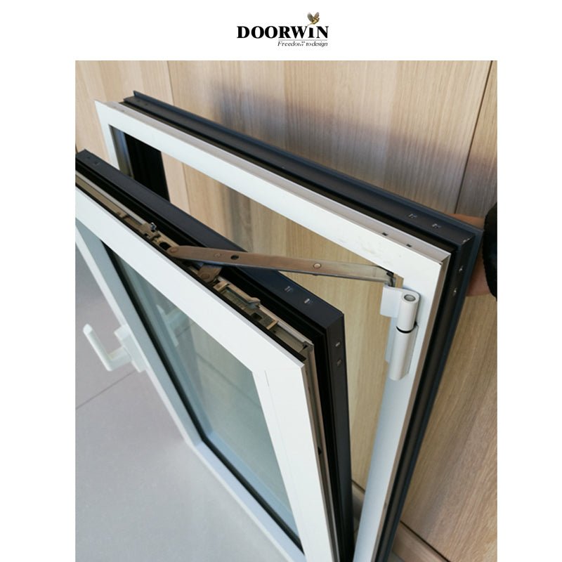 New York 4 panels tilt and turn casement window open and tilt turn aluminum windows — product image 6