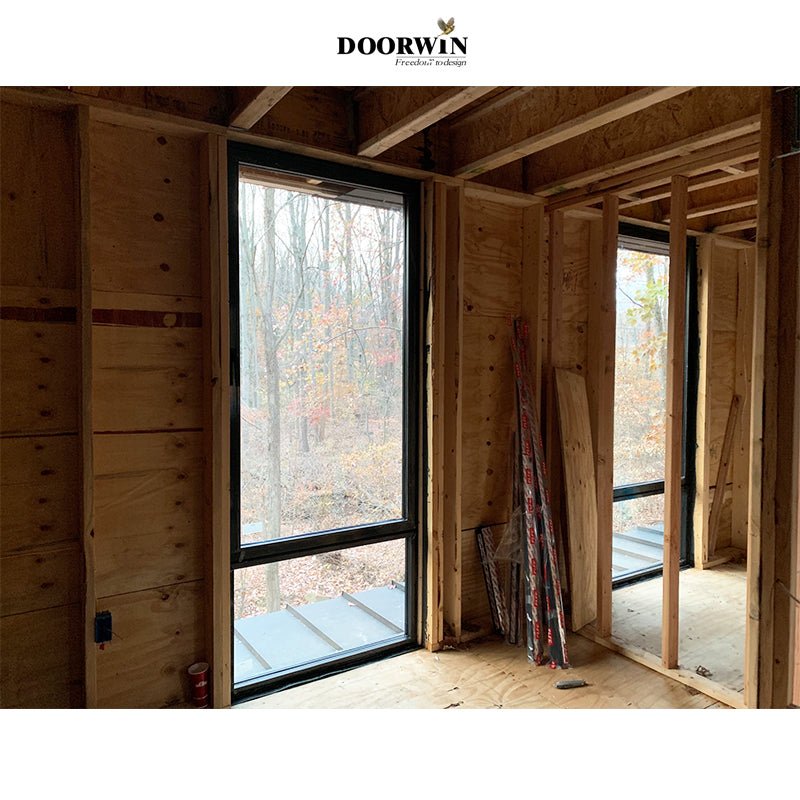 New York low price aluminum inswing tilt and turn casement windows and doors interior alloy glass window samples of finished aluminium window - Doorwin Group Windows & Doors