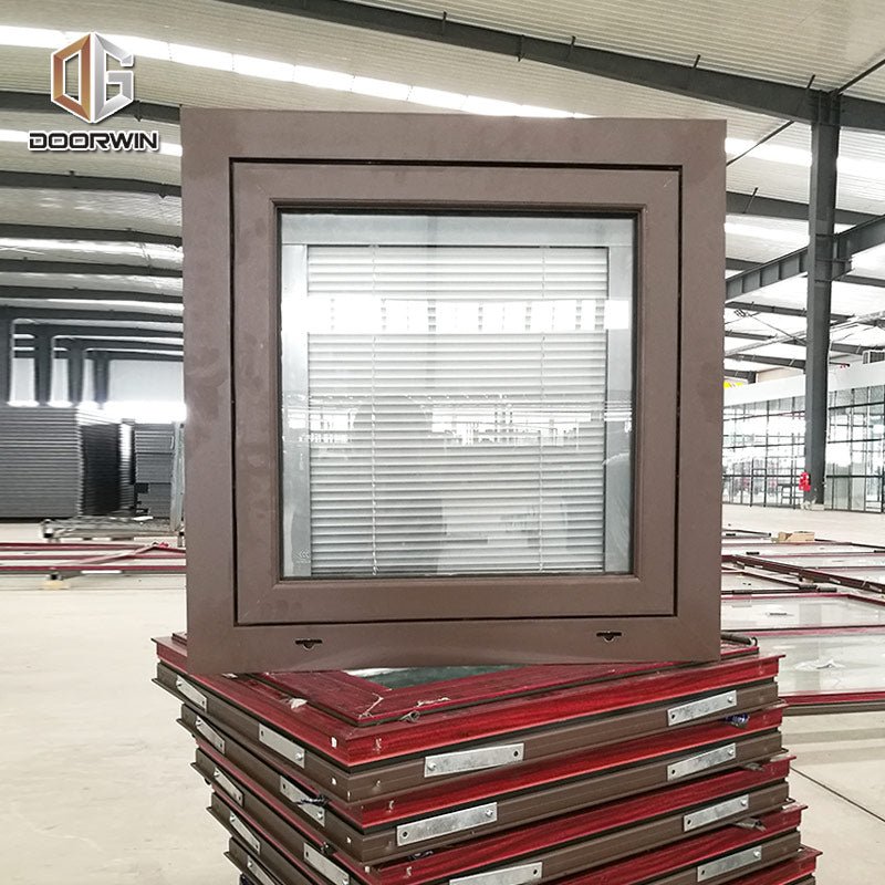 New York wood veneer aluminium outward window with wood grain transfer paper for aluminium profile — product image 1