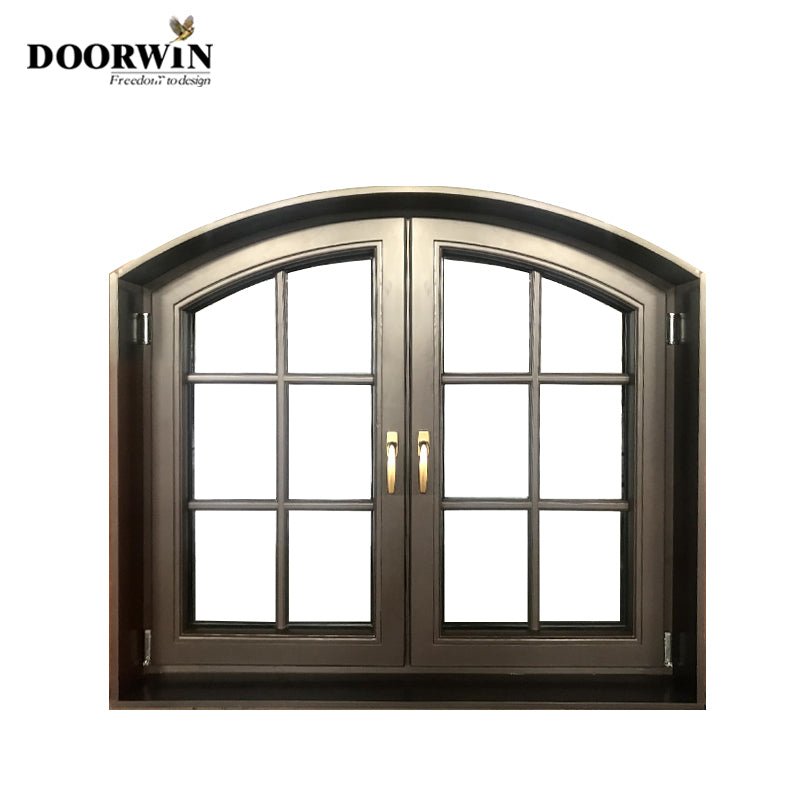 NFRC Certified Aluminum clad Wood Customized casement windows with grill tilt and turn for sale — product image 3