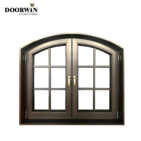 NFRC Certified Aluminum clad Wood Customized casement windows with grill tilt and turn for sale — thumbnail 3