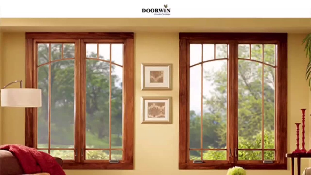 NFRC certified China Supplier picture round wood aluminium casement double glass windows Outward opening  house windows — product image 1
