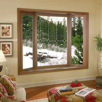 Nice appearance solid wood non finger jointed pine wood window — thumbnail 3