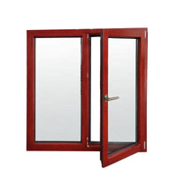 Non-thermal break aluminum casement window low-e l double — thumbnail 1