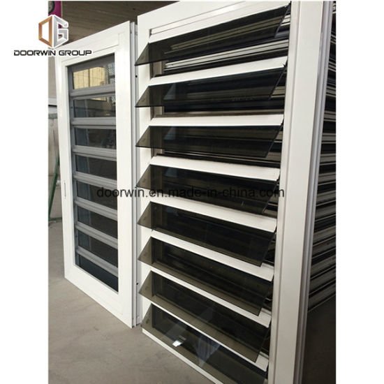 Non-Thermal Break Aluminum Shutter Window for Central America Villa - China Aluminum Shutter, Shutter Window - Doorwin Group Windows & Doors