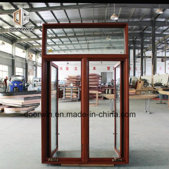 Oak Wood Aluminum Casement Window, American Crank Casement Window - China Wooden Sash Windows, American Crank Window - Doorwin Group Windows & Doors