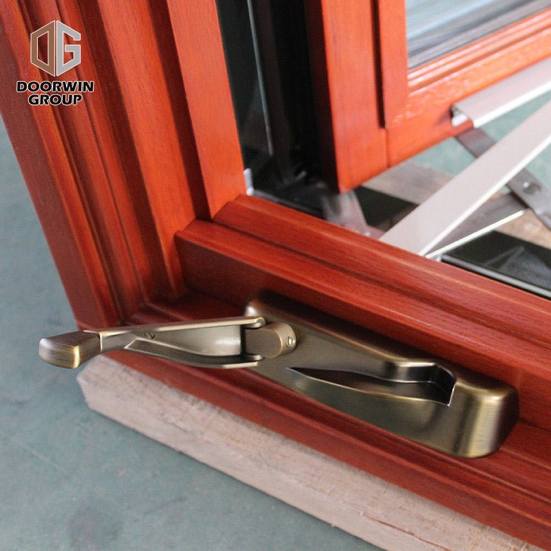 Oak Wood Aluminum Casement Window American Crank Window for Missouri Cient — product image 8