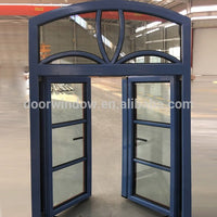 Oak wood specialty shape window with exterior aluminum by Doorwin — thumbnail 3