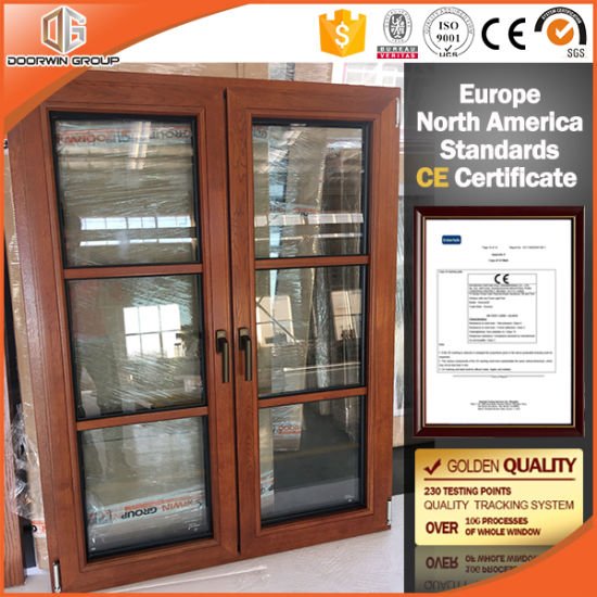 Oak Wood Tilt Turn Window China Manufacturer with Wood Grain Color Finishing - China Window, Wood Aluminum Window - Doorwin Group Windows & Doors