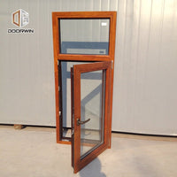 oak wood wooden frame hinged casement tilt turn window — thumbnail 1