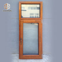 oak wood wooden frame hinged casement tilt turn window — thumbnail 4
