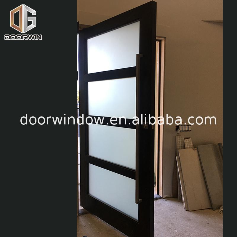 OEM Factory exterior glass entrance doors front design - Doorwin Group Windows & Doors