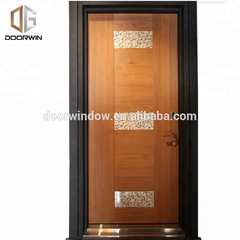 One sash entry door main door designs made of oak with horizontal stavesby Doorwin — product image 4