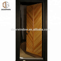 One sash entry door main door designs made of oak with horizontal stavesby Doorwin — thumbnail 2