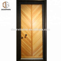 One sash entry door main door designs made of oak with horizontal stavesby Doorwin — thumbnail 1