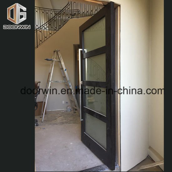 One Sash Hinged Door Double Glazing Powder Coating Aluminum Alloy with Hidden Frame, Highly Praised Solid Wood Hinged Door - China Wood Door, Solid Wood Door — product image 0
