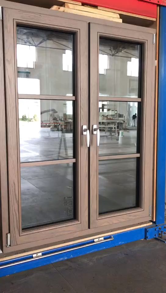 Optional color and shape American Standard Elegant Design Wood French Window floor to ceiling windows - Doorwin Group Windows & Doors