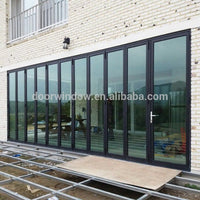 Order from china direct main entrance doors design double glass bi-folding door with low-e coating by Doorwin — thumbnail 5