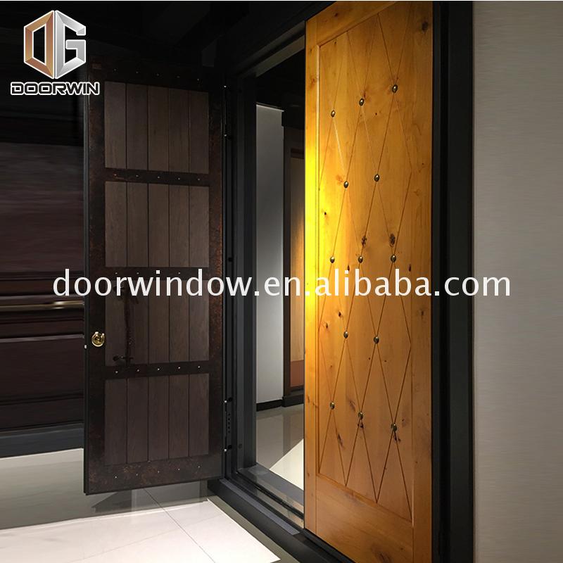 Original factory oak double doors new wood door style design 2016 - Doorwin Group Windows & Doors