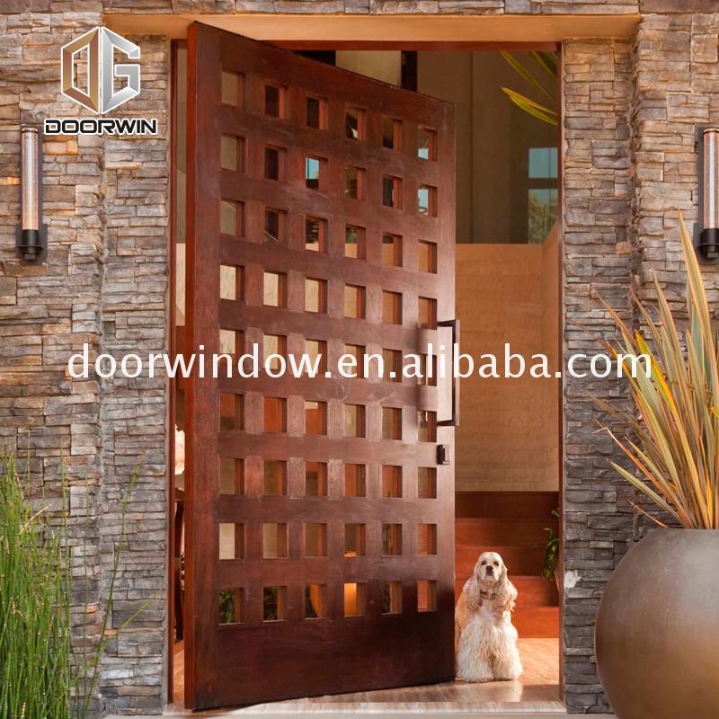 Original factory solid wood door soundproof slab price - Doorwin Group Windows & Doors