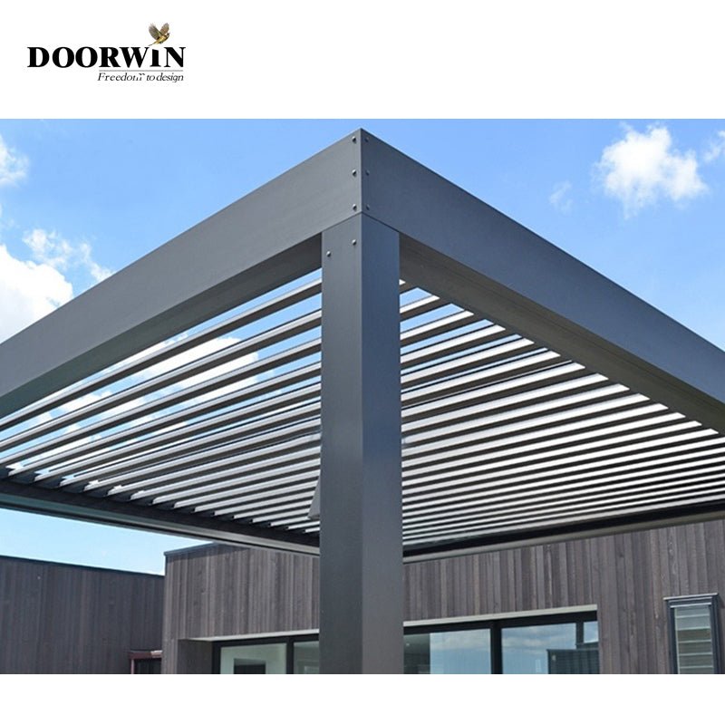 Outdoor electric pergola louver roof waterproof aluminum Pergola — product image 5