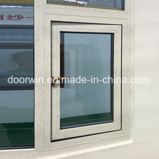 Outswing and Awning Window with 3D Wood Grain Color Finishing and Germany Origin Brand - China Outswing Window, Wood Grain Color Finishing — product image 0