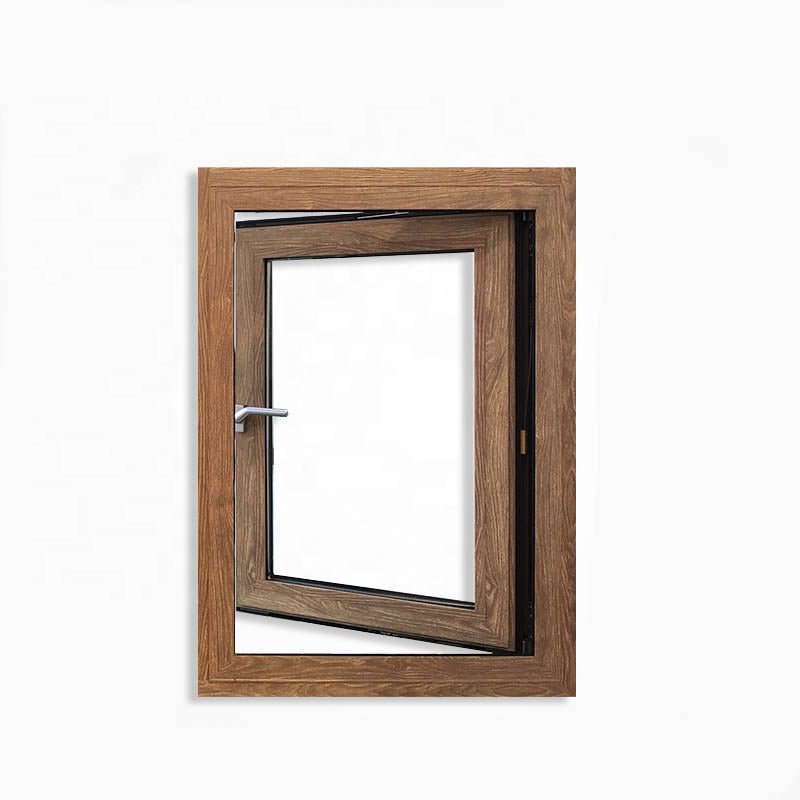 Outswing & Awning Aluminum Windows With Wood Grain Finishing — product image 1