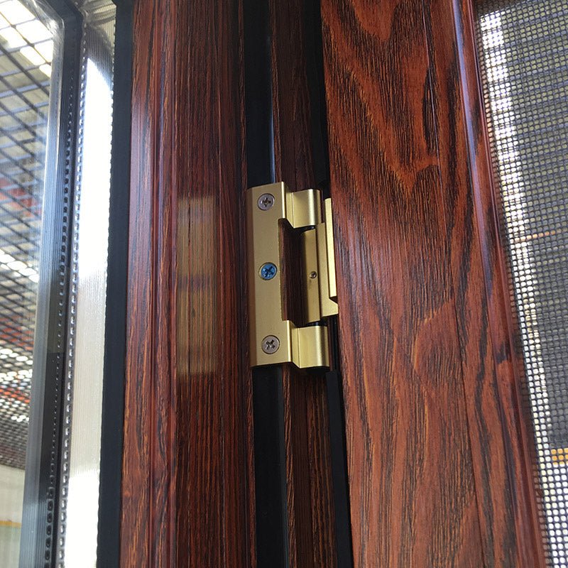 Outswing-Window-With-Wood Grain-Color-Finishing aluminum window — product image 6