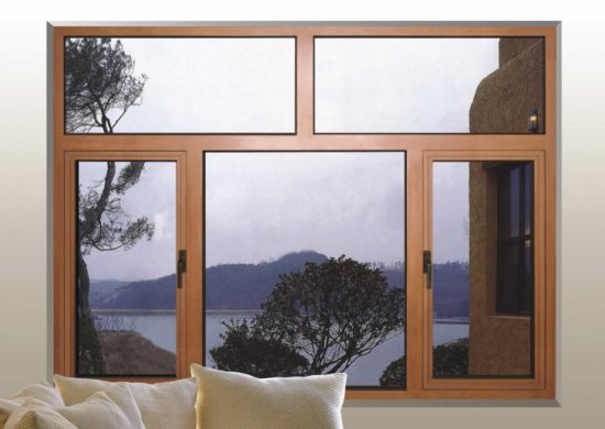 Perfect Aluminum Alloy Window with Wood Color Finishing, Wide Field of Vision Finished Aluminum Outswing/Fixed Good Quality Window - China Aluminum Window, Aluminum Alloy Window — product image 0