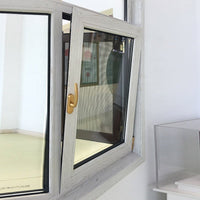 Philadelphia white low-e tempered glass aluminium tilt and turn window — thumbnail 1