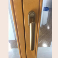 pine larch arched top french casement window with maco hardware — thumbnail 4