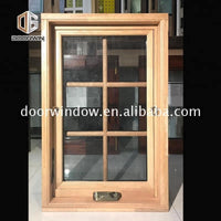 Powder coated crank windows Moisture proof aluminum top hung window Hollow glass aluminium hinged awning American Certified by Doorwin on Alibaba — thumbnail 3