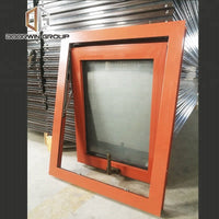 Professional double glass wood aluminum window double glass with blinds inside double glass window with blinds by Doorwin on Alibaba — thumbnail 4