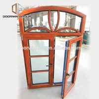Professional Double swing opening aluminium casement window safety glass aluminum inswing windows and doors glazingby Doorwin on Alibaba — thumbnail 6
