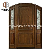 Professional factory half glass wood doors frosted door grand entry — thumbnail 1