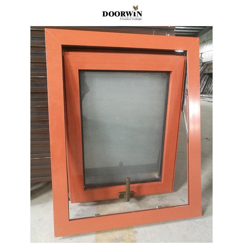 [RECOMMENDED ALU AWING WINDOWS]Sound Insulation Unbreakable Glass Aluminum Awning Window Design For Villa Homes - Doorwin Group Windows & Doors
