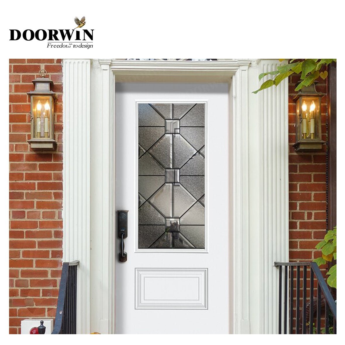 [RECOMMENDED ENTRY DOORS] DOORWIN Wooden color aluminum sliding doors aluminium door wood grain finish by Doorwin on Alibaba — product image 5