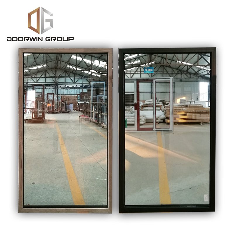 red oak wood clad aluminum picture window — product image 3