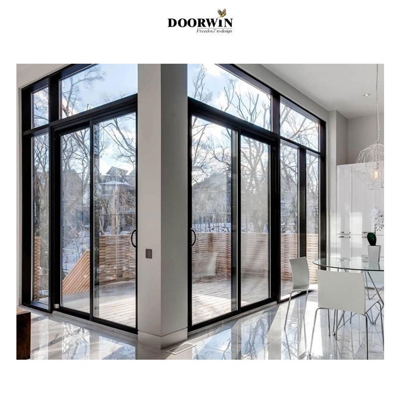 Residential interior insulated high quality thermal break  aluminum sliding glass door for offices DIY — product image 5