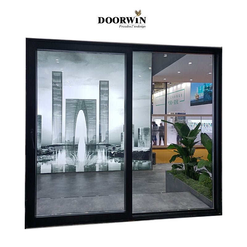 Residential interior insulated high quality thermal break  aluminum sliding glass door for offices DIY — product image 2